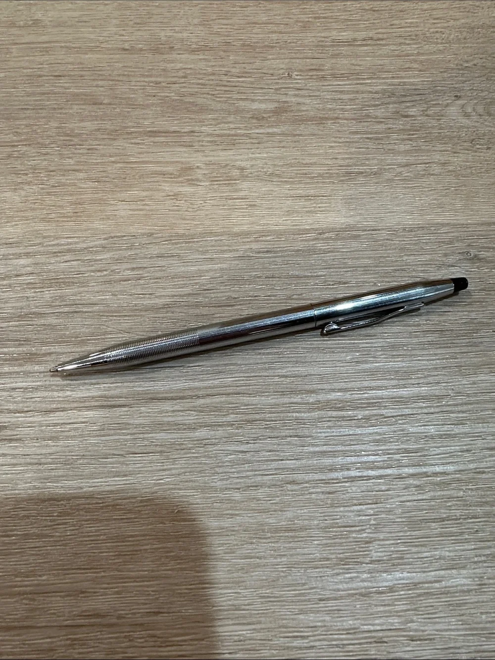 Vintage Cross Pen chrome antique 1970s CROSS writing instrument